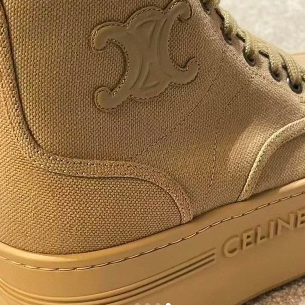Celine wedge high top sneakers